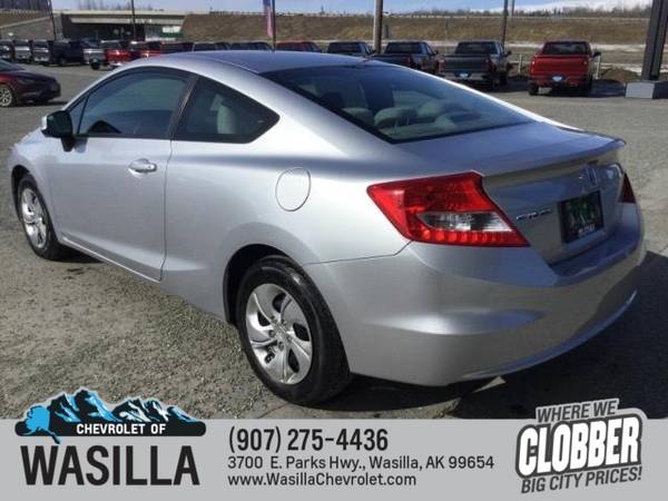 2013 Honda Civic 2dr Auto LX - - by dealer - vehicle for sale in Wasilla, AK – photo 5