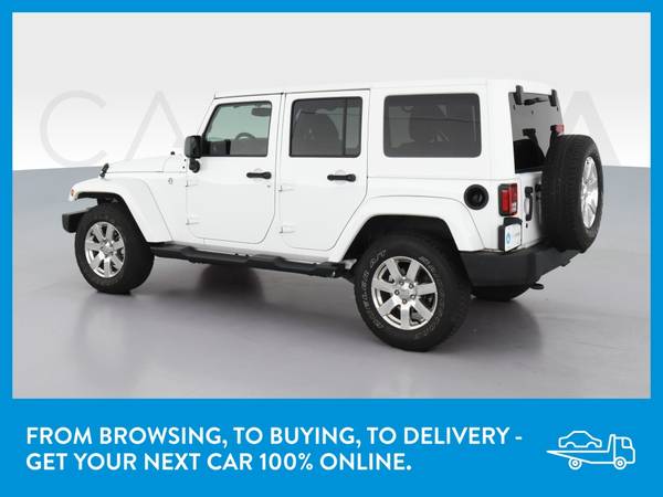 2016 Jeep Wrangler Unlimited Sahara Sport Utility 4D suv White for sale in Hickory, NC – photo 5