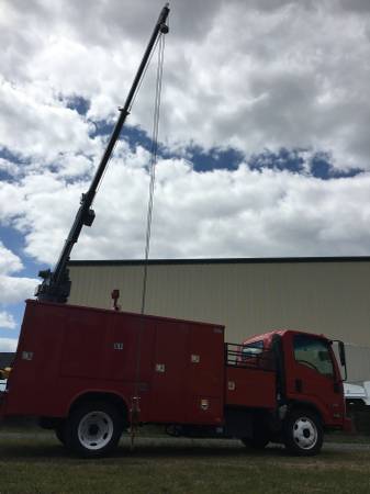 COMMERCIAL TRUCKS!! 2016 Isuzu NQR 11' Service Body- 3,200lb 16' Crane for sale in Palmetto, TX – photo 11
