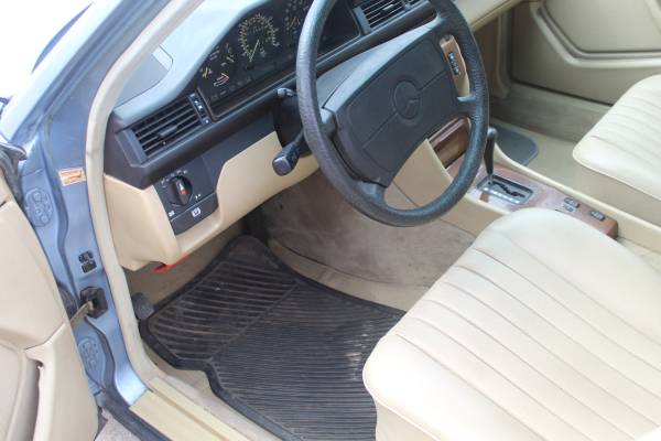 1988 Mercedes 260E light BLUE with Bone color interior 114k Miles for sale in Denver , CO – photo 3