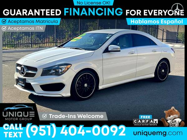 2015 Mercedes-Benz CLA-Class ONLY 62K MILES! PRICED TO SELL! for sale in Corona, CA
