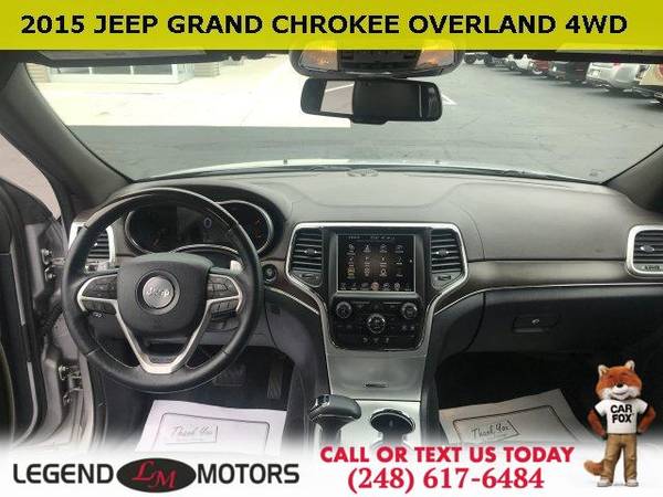 2015 Jeep Grand Cherokee Overland for sale in Waterford, MI – photo 18