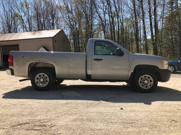 2007 Chevy Silverado Regular Cab, Full 8Ft Long Bed, V8 4x4, Solid!!... for sale in New Gloucester, ME – photo 6