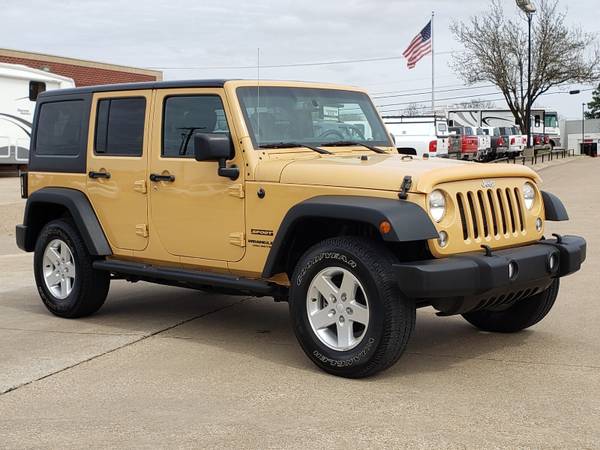 2014 JEEP WRANGLER UNLIMITED: Sport 4wd Hardtop 103k miles for sale in Tyler, TX – photo 3