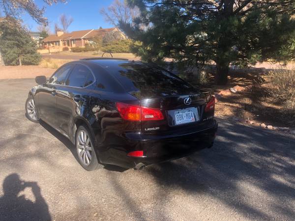 08 Lexus IS250 AWD - cars & trucks - by owner - vehicle automotive... for sale in Colorado Springs, CO – photo 3