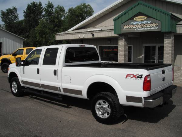 2015 ford f350 f-350 crew cab long box 4x4 gas 6.2 V8 4wd for sale in Forest Lake, MN – photo 2