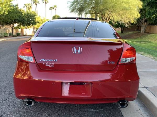 2011 *Honda* *Accord* *Cpe* EX-L coupe San Marino Red for sale in Phoenix, AZ – photo 4