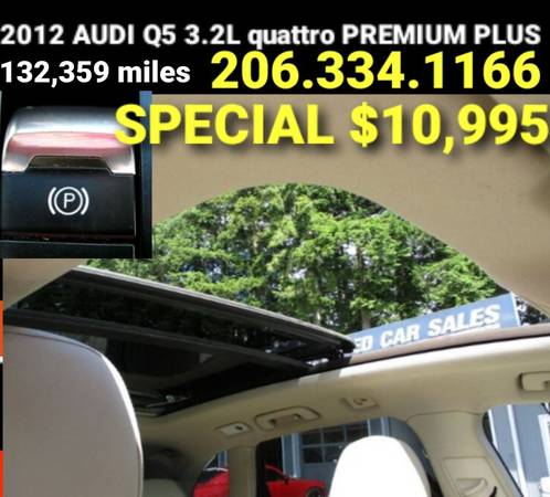 2012 AUDI Q5 quattro PREMIUM PLUS BLOWOUT - cars & trucks - by... for sale in Lynnwood, WA – photo 6