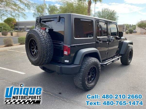2016 JEEP WRANGLER UNLIMITED SPORT ~ LIFTED ~ LOW MILES ~ EASY FINAN... for sale in Tempe, AZ – photo 4