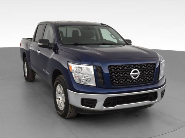 2019 Nissan Titan Crew Cab SV Pickup 4D 5 1/2 ft pickup Blue -... for sale in Arlington, District Of Columbia – photo 16
