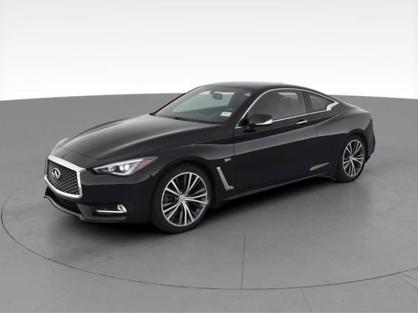 2018 INFINITI Q60 3.0t Luxe Coupe 2D coupe Black - FINANCE ONLINE -... for sale in Washington, District Of Columbia – photo 3