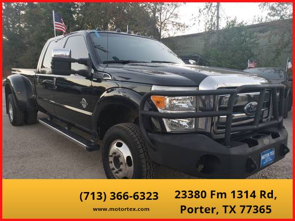 2013 Ford F350 Super Duty Crew Cab - Financing Available! - cars &... for sale in Porter, TX – photo 4