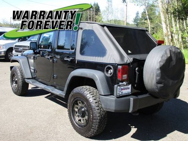 2015 *Jeep* *Wrangler* *Unlimited* Convertible Black Clearcoat for sale in Shelton, WA – photo 14