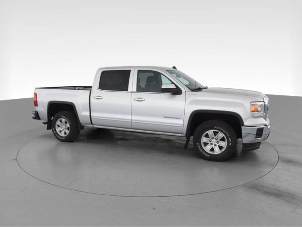 2015 GMC Sierra 1500 Crew Cab SLE Pickup 4D 6 1/2 ft pickup Silver -... for sale in Akron, OH – photo 14