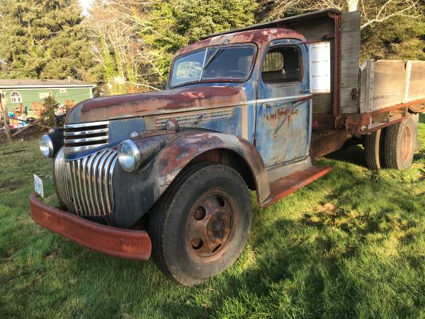 1946 Chevy 1.5 Ton Truck w/ dump bed - cars & trucks - by owner -... for sale in Yachats, OR – photo 6