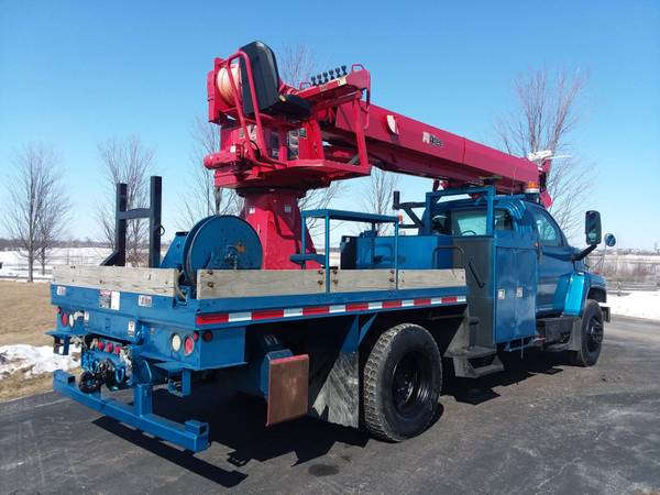 2007 GMC C7500 47 Sheave Height Altec Diesel 120k mi Digger Derrick for sale in Gilberts, WY – photo 3