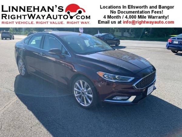 2017 Ford Fusion Platinum - - by dealer for sale in Bangor, ME – photo 4