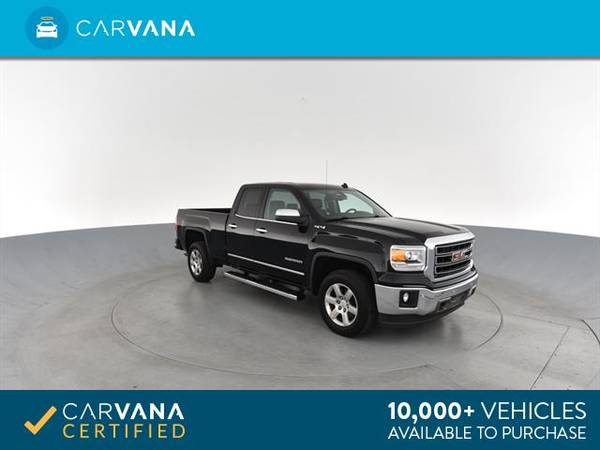 2014 GMC Sierra 1500 Double Cab SLT Pickup 4D 6 1/2 ft pickup BLACK - for sale in Chicago, IL – photo 9