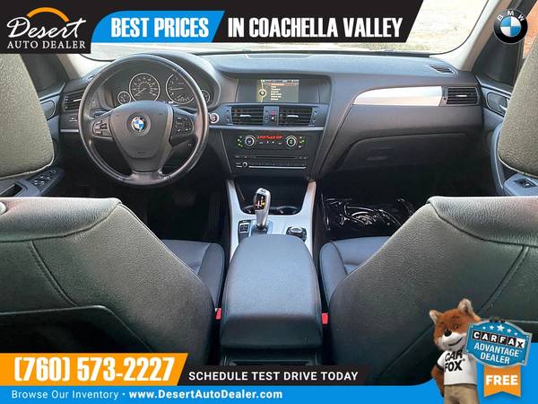 PRICE BREAK on this 2013 BMW X3 xDrive28i AWD 75,000 MILES xDrive28i... for sale in Palm Desert , CA – photo 11