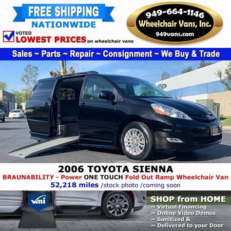 2006 Toyota Sienna LE Wheelchair Van BraunAbility - Power Fold Out for sale in Other, TX