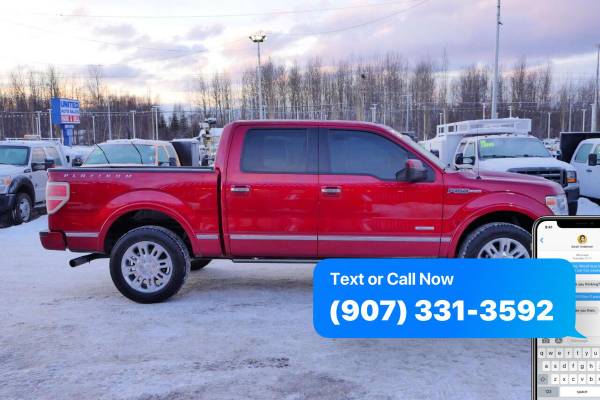 2013 Ford F-150 F150 F 150 Platinum 4x4 4dr SuperCrew Styleside 5 5 for sale in Anchorage, AK – photo 13
