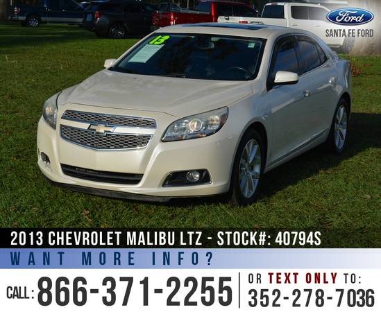 *** 2013 Chevrolet Malibu LTZ *** Remote Start - Camera - Sunroof -... for sale in Alachua, FL – photo 3