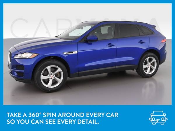 2018 Jag Jaguar FPACE 35t Premium Sport Utility 4D suv Blue for sale in Fort Worth, TX – photo 3