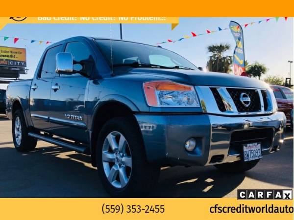 2010 Nissan Titan SE 4x4 4dr Crew Cab SWB Pickup with - cars &... for sale in Fresno, CA – photo 3