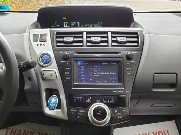 2012 Toyota Prius V Hybrid, 157K Auto, AC, 50+MPG, Nav, Bluetooth,... for sale in Belmont, ME – photo 15