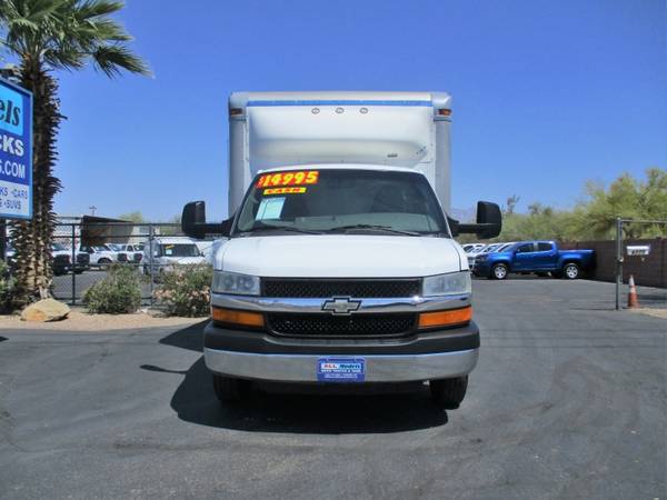 2012 Chevrolet Express Commercial Cutaway Van Box Truck with side for sale in Tucson, NM – photo 2