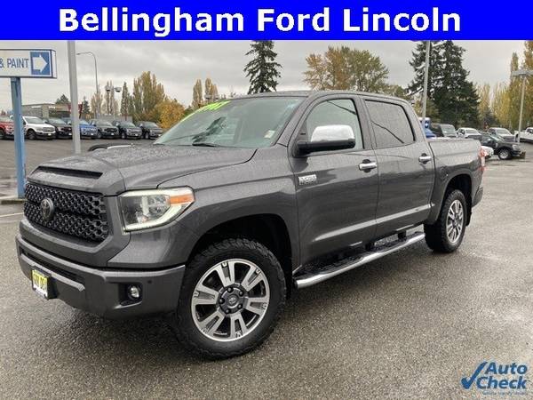 2018 Toyota Tundra 4x4 4WD Platinum CrewMax - cars & trucks - by... for sale in Bellingham, WA