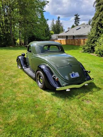 1935 Ford 3 Window Deluxe Coupe for sale in Renton, WA – photo 3
