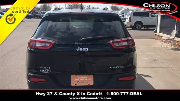 2018 Jeep Cherokee Limited suv Black - - by dealer for sale in Cadott, WI – photo 6