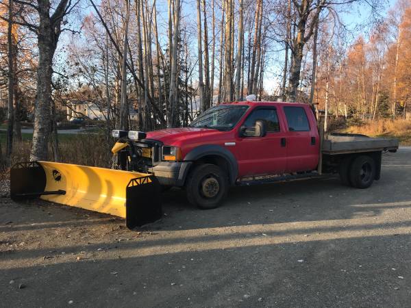 2005 F-550 Flat Bed w/ 9' Plow for sale in Anchorage, AK