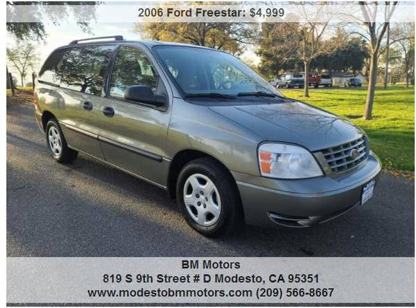 2006 FORD FREESTAR SE LOW MILEAGE - - by dealer for sale in Modesto, CA – photo 2