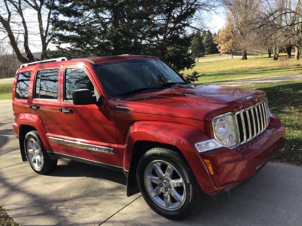 Red 2010 Jeep Liberty Limited 4X4 (114,000 Miles) - cars & trucks -... for sale in Dallas Center, IA – photo 2