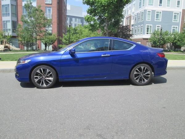 2016 HONDA ACCORD EXL COUPE 28000 MILES 1 OWNER BLUE ON BLACK LEATHER for sale in Brighton, MA – photo 2