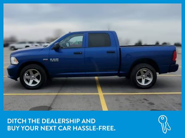 2017 Ram 1500 Crew Cab Tradesman Pickup 4D 5 1/2 ft pickup Blue for sale in Galveston, TX – photo 4