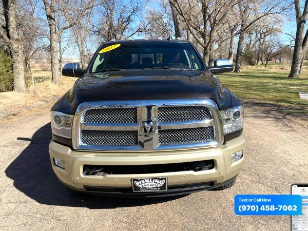 2017 RAM 3500 Laramie Longhorn 4x4 Mega Cab 64 Box - CALL/TEXT for sale in Sterling, CO – photo 2