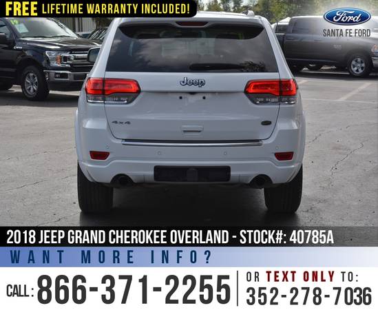 2018 JEEP GRAND CHEROKEE OVERLAND 4X4 *** 4WD, Sunroof *** - cars &... for sale in Alachua, FL – photo 6