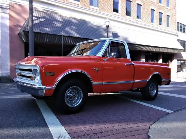 1968 Chevrolet C 10 Pickup Truck-Short Bed - show truck ) - cars & for sale in Martinsville, VA – photo 2