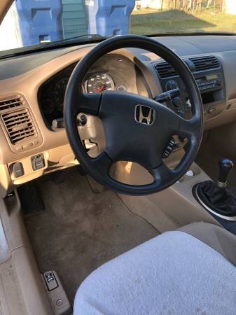Reliable Honda Civic LX, 2001 - cars & trucks - by owner - vehicle... for sale in Chums corners, MI – photo 6