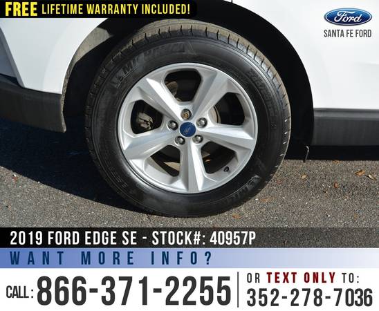 2019 FORD EDGE SE Ecoboost - Backup Camera - Tinted Windows for sale in Alachua, FL – photo 8