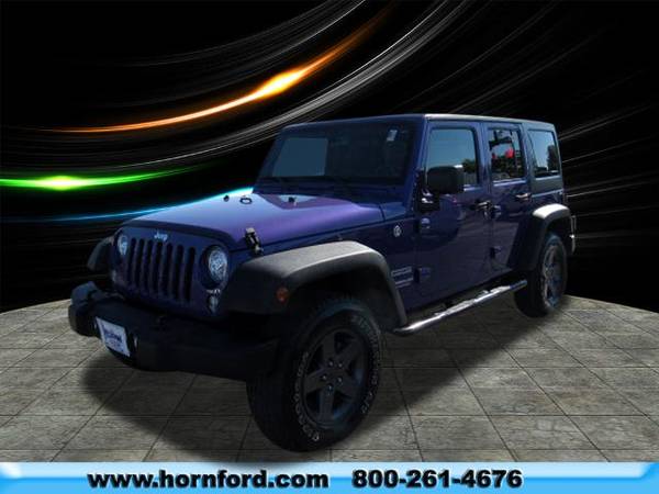 2017 Jeep Wrangler Unlimited Sport - cars & trucks - by dealer -... for sale in Brillion, WI – photo 2
