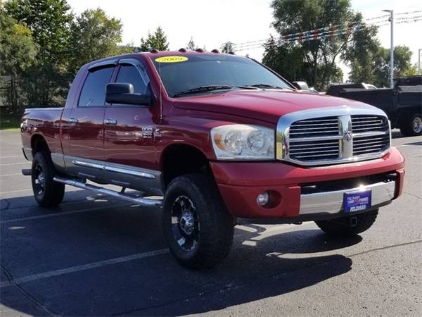2009 *Dodge* *Ram* *3500* Laramie Mega Cab pickup Inferno Red Crystal for sale in Waterford Township, MI – photo 7