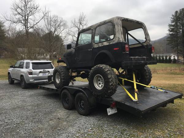 76 CJ7 wide Dana 44s on 38s - cars & trucks - by owner - vehicle... for sale in Hendersonville, NC – photo 2