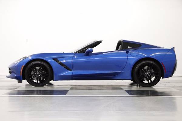 LEATHER! MANUAL! 2014 Chevy CORVETTE STINGRAY Z51 1LT Coupe Blue for sale in Clinton, AR – photo 17