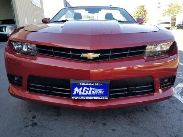 2014 Chevrolet Chevy Camaro LT 2dr Convertible w/1LT ALL CREDIT... for sale in Sacramento , CA – photo 2