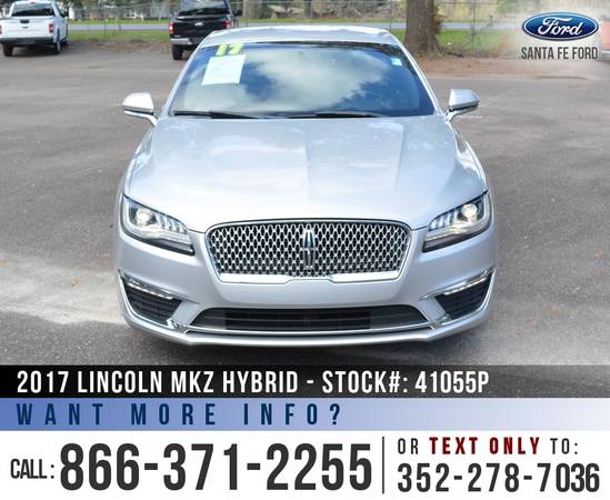 2017 LINCOLN MKZ HYBRID SELECT Touchscreen, Cruise Control for sale in Alachua, FL – photo 2