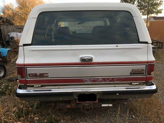 1989 GMC Jimmy Chevy Classic Blazer K5 Red and White - cars & trucks... for sale in MONTROSE, CO – photo 10